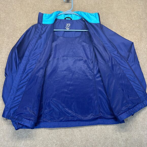 Zero Restriction Tour Series Jacket Women's M Blue Full Zip Lined Windbreaker - Picture 6 of 12